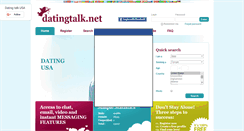 Desktop Screenshot of datingtalk.net