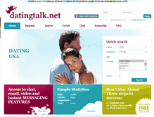 Tablet Screenshot of datingtalk.net